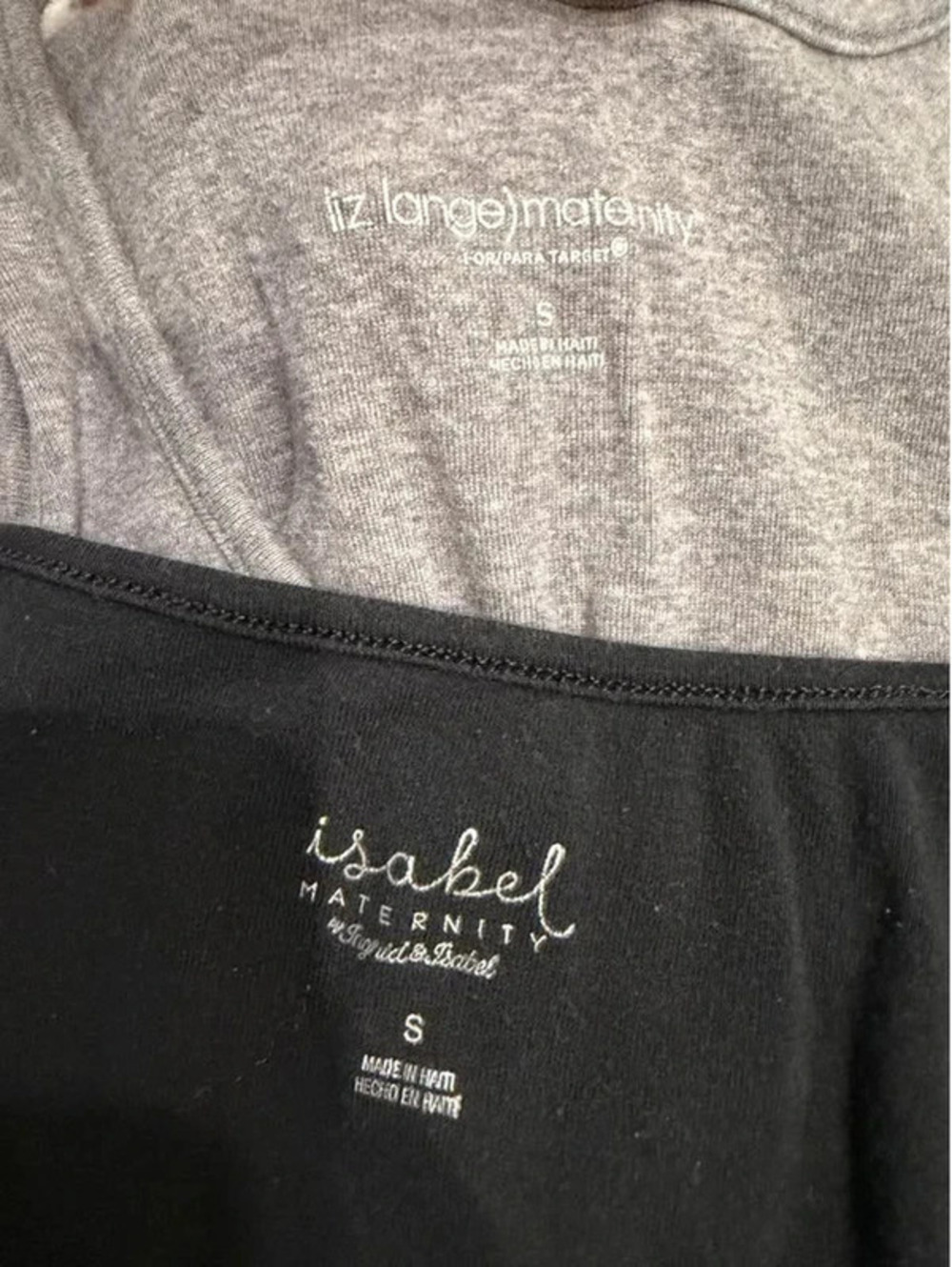 Lot of 2 Maternity Tank Tops - Isabel & Liz Lange Size Small